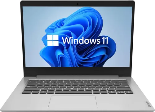 Lenovo IdeaPad 1 - Computadora portátil, pantalla antirreflejante de 14 pulgadas, procesador Intel de cuatro núcleos, gráficos Intel UHD, memoria