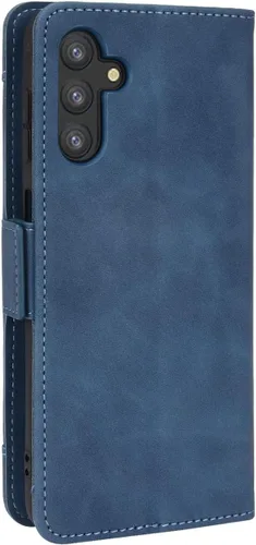 Miniatura 8 de Compatible con Samsung Galaxy A13 5G de 6.5 pulgadas 2022, funda magnética de piel sintética para Samsung Galaxy A13 5G de 6.5 pulgadas 2022 Azul