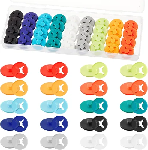 Miniatura 11 de Juexica Clips de babero para correr, sistema de fijación de hebilla de número de carrera, soporte de sujetador de maratón para eventos de campo
