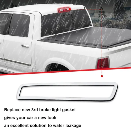 Miniatura 4 de HERCOO Junta de sello para luz de freno tercera compatible con Dodge Ram 1500 2009 a 2018, Dodge Ram 2500 3500 2010 a 2018 Luz de freno de montaje