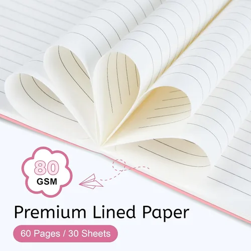 Miniatura 4 de Oucaru 64 mini cuadernos a granel, 3.5 x 5.5 pulgadas, 12 colores arcoíris, juego de 60 páginas de papel rayado de bolsillo pequeño, mini cuaderno