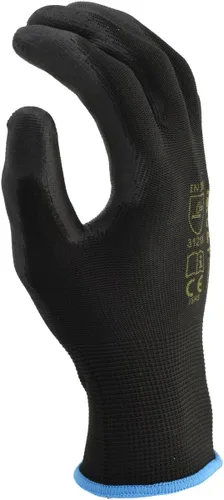 Miniatura 3 de G & F - Guantes de trabajo para hombre, agarre ligero, revestimiento de poliuretano, compatibles con pantalla táctil, flexibles y transpirables