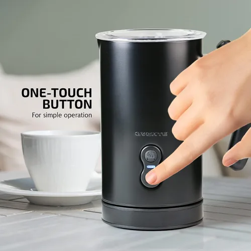 Miniatura 2 de OVENTE Espumador de leche eléctrico y vaporizador, máquina automática de espuma fría y caliente para café, café con leche, capuchino o macchiato