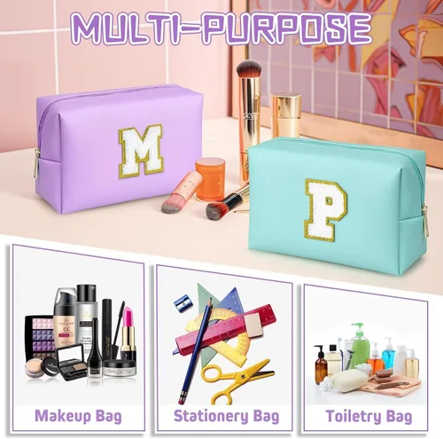 Miniatura 5 de TOPEAST - Bolso de maquillaje para mujer, Púrpura, K
