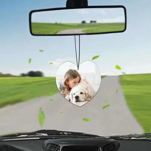 Miniatura 2 de Ambientador personalizado para automóvil – Ambientador personalizado para automóvil con foto, ambientadores con olor con imagen para colgar adornos