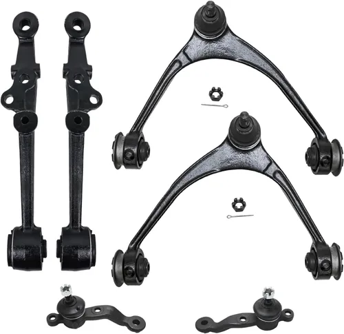 Miniatura 174 de Detroit Axle - Kit de extremo delantero para Chrysler 300 Dodge Charge Challenger 2011-2023, 2 brazos de control inferiores traseros 2 rótulas