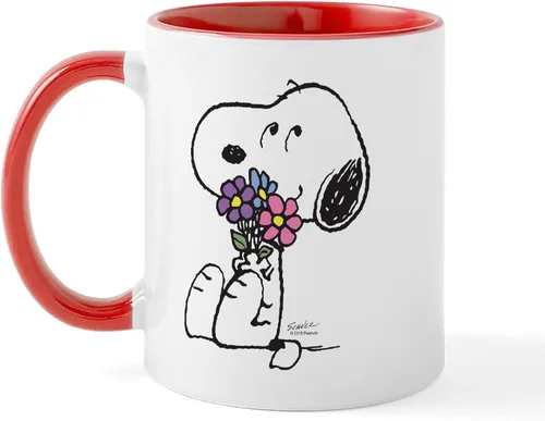 Miniatura 8 de CafePress Springtime Snoopy - Taza de café de cerámica, taza de té, 11 onzas
