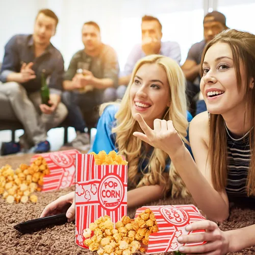 Miniatura 6 de 600 bolsas de palomitas de maíz, bolsas de papel de 1 oz, porciones individuales a granel para máquinas de palomitas de maíz, noches de cine
