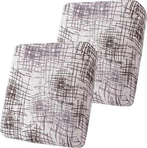Miniatura 75 de Smiry Fundas de cojín de sofá estampadas, fundas elásticas suaves para sofá, fundas de sofá lavables antideslizantes, protector de muebles para Beige