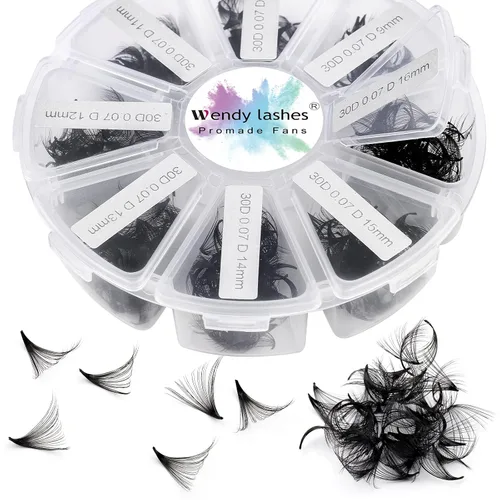 Miniatura 16 de Racimos de pestañas 60D/80D, extensiones de pestañas DIY, pestañas rizadas D, racimos de pestañas esponjosas, longitud mixta 12-16 mm, racimos