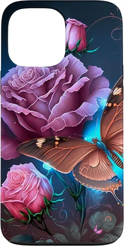 Miniatura 24 de Family Butterfly Rose Flower Firefly PC Case for iPhone 17