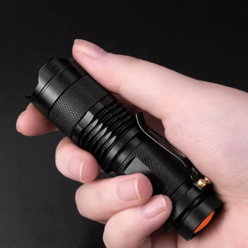 Miniatura 2 de Paquete de 3 linternas LED rojas de un solo modo linterna de luz roja de un modo de luz nocturna con zoom para astronomía, aviación y observación