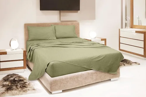 Miniatura 78 de ROYALE LINENS Juego de sábanas Cal King de 4 piezas, ropa de cama de microfibra suave cepillada de 1800 hilos, 1 sábana bajera, 1 sábana encimera, 2