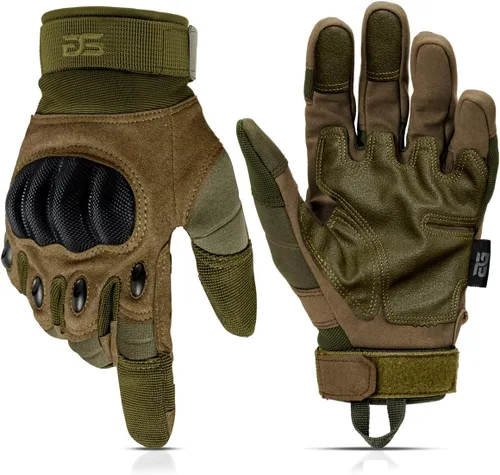 Miniatura 7 de Glove Station Guantes tácticos para hombre – Equipo de utilidad para pantalla táctil con protección dura de nudillos utilizados en motocicleta