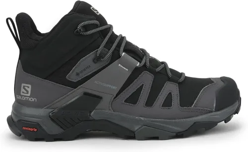 Miniatura 3 de Salomon Botas de senderismo X Ultra 4 Mid Gore-tex para hombre, Gris Negro, M