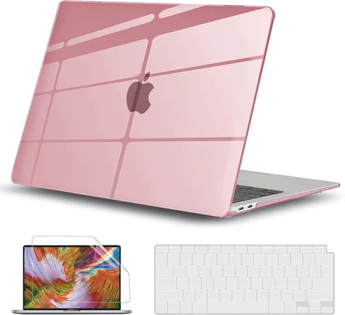 Miniatura 33 de GVTECH Funda para MacBook Air de 13 pulgadas (2010-2017) A1369 A1466 carcasa rígida de plástico, carcasa negra