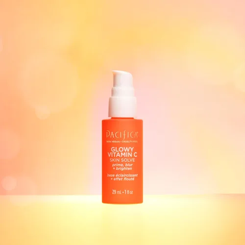 Miniatura 5 de Pacifica Glowy Vitamin C Skin Solve Primer – Suero facial iluminador con vitamina C, ciruela Kakadu y escualano, hidrata y alumbra, vegano y libre