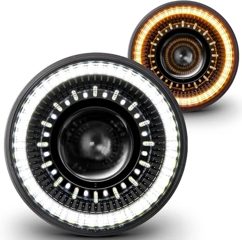 Miniatura 11 de TRUE MODS Faros LED de 7 pulgadas H6024 + luces antiniebla de 4 pulgadas para Jeep Wrangler JK Unlimited JKU Accesorios 2007-2018