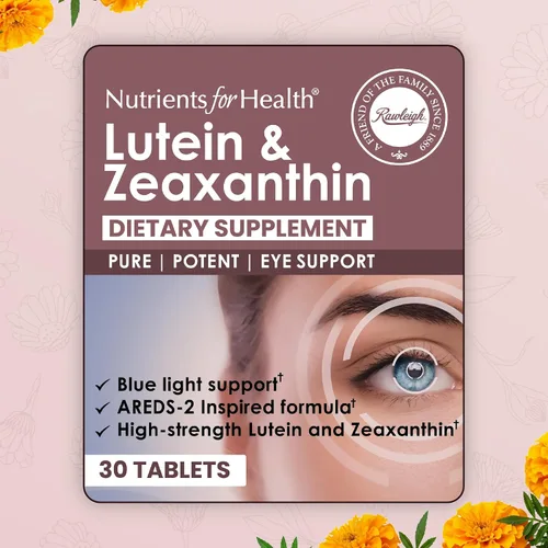 Miniatura 8 de Rawleigh Luteína y zeaxantina: 30 tabletas pequeñas veganas con 12 mg de luteína y 4 mg de zeaxantina (carotenoides maculares), inspirado