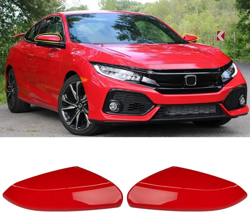 Miniatura 18 de Moonlinks Compatible con Honda Civic 2016-2021 - Cubierta de repuesto para espejo lateral del conductor, color negro brillante para 10ª