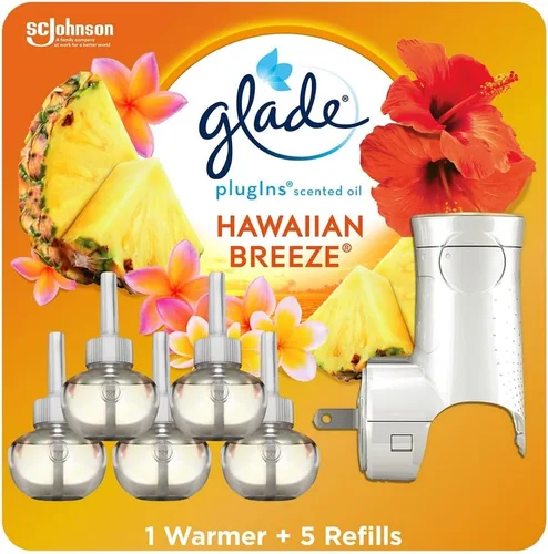 Miniatura 16 de Glade PlugIns - Kit de iniciación de ambientador, aceites esenciales y perfumados para el hogar y el baño, canela de manzana, 3.35 fl oz, 1