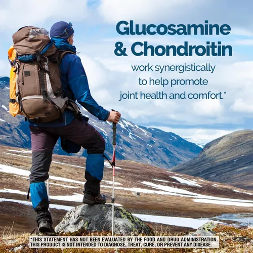 Miniatura 7 de Nature's Wonder Glucosamina Condroitina de Triple Fuerza con MSM y Ácido Hialurónico y Boswellia para la Salud de las Articulaciones, Apoya