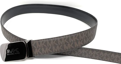 Miniatura 2 de Michael Kors Cinturón reversible de piel de PVC MK para hombre