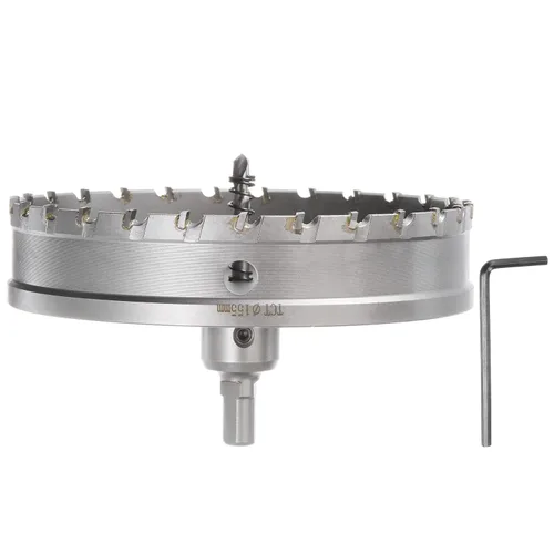 Miniatura 9 de HARFINGTON Cortador de carburo para sierra de agujero de metal, 2.008 in de diámetro para acero inoxidable, metal