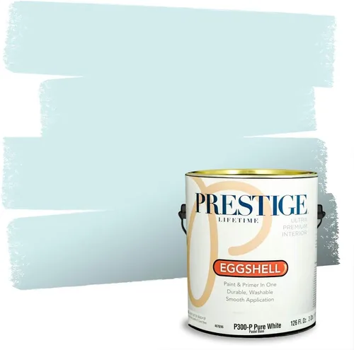 Miniatura 229 de PRESTIGE Pintura interior e imprimación en uno, salpicaduras acuosas, cáscara de huevo, 1 galón