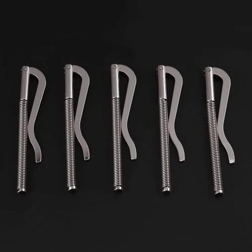 Miniatura 7 de Clip de resorte para cartera, 5 piezas Durable sin deformación Dinero Primavera Clip Herramienta para Billetera de Cuero Bifold Titular