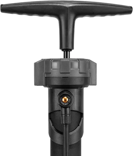 Miniatura 3 de Topeak JoeBlow Booster Bomba de piso para neumáticos sin cámara, compresor de aire de doble función y bomba estándar, capacidad de 160 PSI
