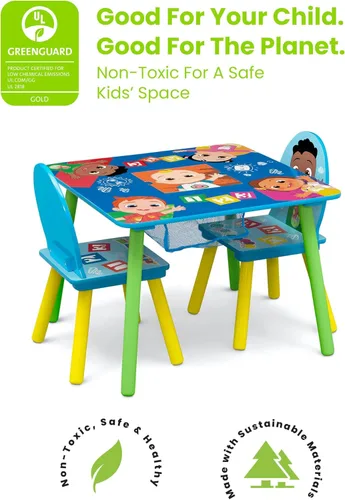 Miniatura 3 de Delta Children - Juego de mesa y silla para niños con almacenamiento (incluye 2 sillas) - Certificado Greenguard Gold - Ideal para manualidades