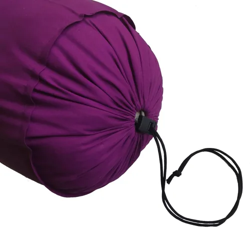 Miniatura 2 de Funda de almohada de color morado ciruela, funda redonda para el cuello, para cama, sofá, silla, sofá, salón, algodón, 6 pulgadas de diámetro x 24