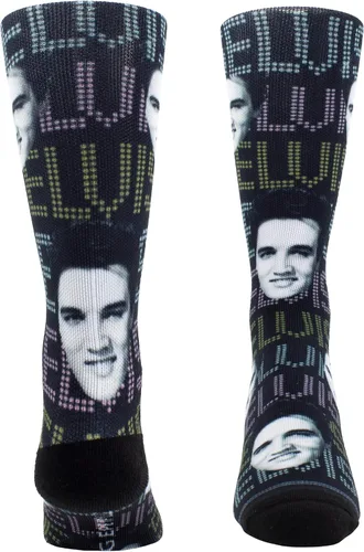 Miniatura 2 de PERRI'S SOCKS - Calcetines Elvis Crew con licencia oficial de Rock Band, calcetines divertidos suaves y transpirables para hombres y mujeres