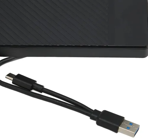 Miniatura 7 de Sanpyl Unidad externa de CD y DVD, unidad óptica portátil de 5 Gbps USB C, USB3.0 USB2.0 ROM Rewriter Writer Duplicator, para Win XP, para Win 2003