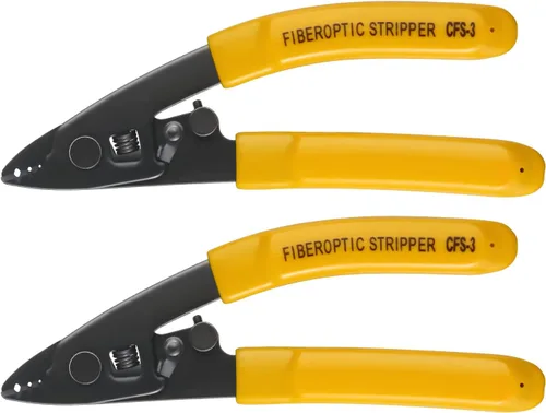 Miniatura 8 de 3 pelacables de fibra óptica CFS-3 con orificios de 3 puertos con mango de 6 pulgadas, llave hexagonal ajustable para chaqueta, amortiguador
