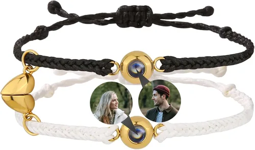 Miniatura 2 de EMIRISTIC Pulsera de fotos personalizada con imagen en el interior, hecha a mano, de tamaño libre, para niñas, niños, mujeres y hombres, para el día
