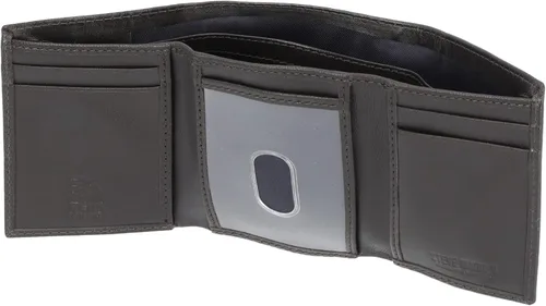Miniatura 3 de Steve Madden Billetera triple RFID para hombre con ventana de identificación