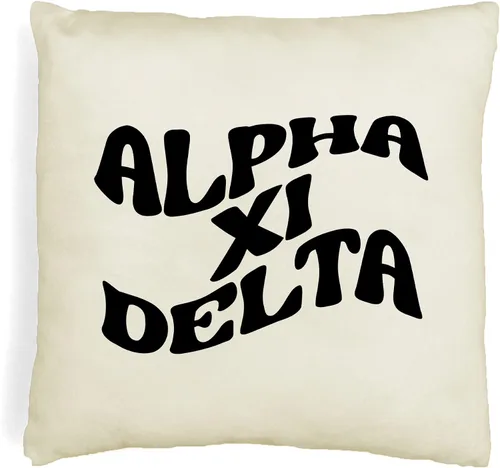 Miniatura 33 de sockprints Mod Alpha Chi Omega - Funda de almohada de 18 x 18 pulgadas, fundas de almohada de hermandad de mujeres - Almohada decorativa