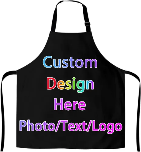 Delantal personalizado,Delantales personalizados,Delantales personalizados con bolsillos,Delantal de cocina,Delantales personalizados con
