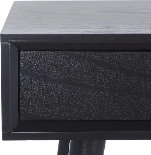 Miniatura 4 de SAFAVIEH Home Collection O'Dwyer Mid-Century - Escritorio retro negro con 2 cajones