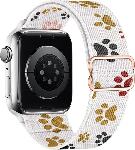 Miniatura 57 de Correas elásticas de nailon compatibles con Apple Watch de 1.496 pulgadas, 1.575 pulgadas, 1.614 pulgadas, 1.654 pulgadas, 1.732 pulgadas, 1.732
