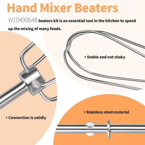 Miniatura 6 de Accesorios para batidora de mano compatibles con batidora de mano KitchenAid KHM3 KHM5 KHM7 KHM9, batidoras turbo batidoras de mano para Kitchenaid