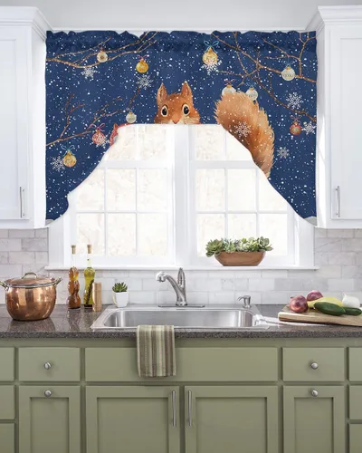 Miniatura 15 de Juego de 3 cortinas de cocina con cenefa a rayas verdes salvia, con bolsillo para barra, para dormitorio, sala de estar, baño, ventanas, modernas