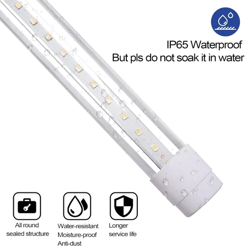 Miniatura 6 de Luz LED de pie para crecimiento, barra T8 ajustable de 2 pies, luz blanca de 4500 K de espectro completo para cultivo de plantas en el soporte