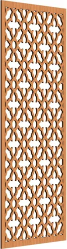 Miniatura 179 de Madison Paneles de pared decorativos de madera con calado, 9 3/8 pulgadas de ancho x 24 3/8 pulgadas de alto x 3/8 de alto, roble rojo rojo (Red Oak)