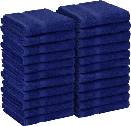 Miniatura 12 de Utopia Towels, Paquete de 24 toallas de salón, no a prueba de blanqueador, 16 x 27 pulgadas, toallas de algodón altamente absorbentes para manos