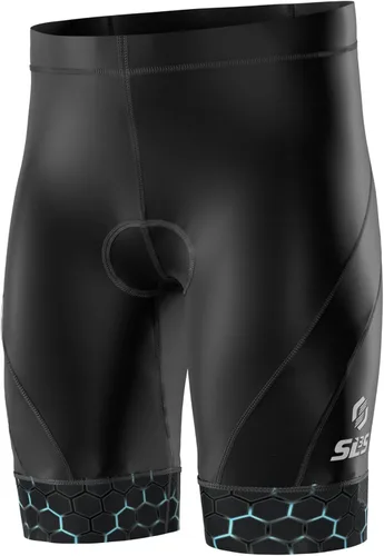 SLS3 Pantalones cortos de triatlón para hombre, 8 pulgadas, pantalones cortos de triatlón para hombre, pantalones cortos de triatlón, FX Z,