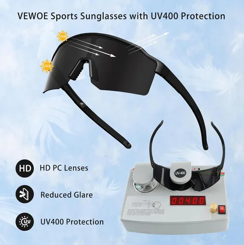 Miniatura 6 de Gafas de sol polarizadas para hombres y mujeres, protección UV400, gafas de sol deportivas, gafas de béisbol para pesca MTB