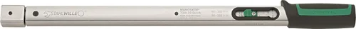 Miniatura 7 de Stahlwille Llave dinamométrica 730, tamaño a/5, 6-50Nm, inserto de 0.354x0.472 in, 12.402 in de largo, con soporte para herramientas de inserción